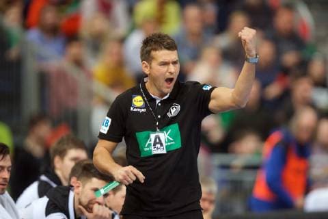Handball Hannover 04.01.2019 testspiel Vorbereitungsspiel Deutschland (GER) - Tschechien (CZE) Christian Prokop (Deutschland, Trainer) Jubel