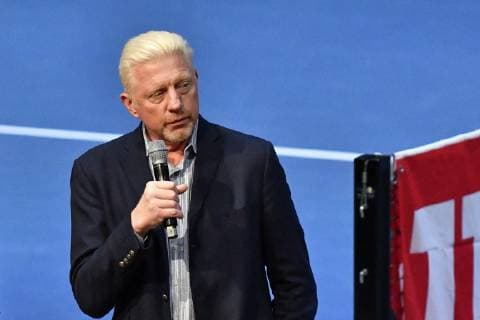 GER, Internationaler DTB Tenniskongress 2019 05.01.2018, Estrel Congress Center, Berlin, GER, Internationaler DTB Tenniskongress 2019 im Bild Boris Becker erklaert seine Aufgabe im DTB