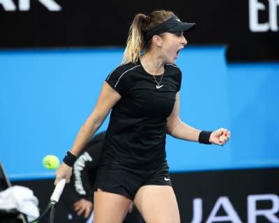 Belinda Bencic macht die Faust und jubelt,Jubel,Freude,Emotion Copyright: xJuergenxHasenkopfx