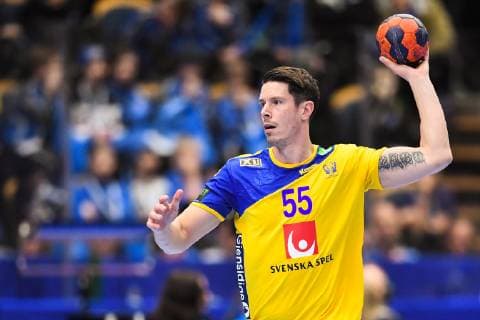 190105 Sveriges Kim Andersson under träningslandskampen i handboll mellan Sverige och Ryssland den 5 januari 2019 i Jönköping. Copyright: DANIELxSTILLER BB190105DS004