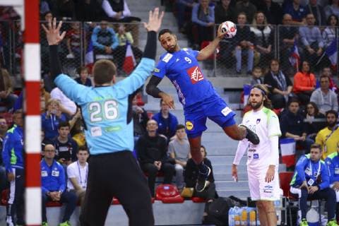 Melvyn Richardson (France) HANDBALL : France vs Slovenie - Match amical - 05 01 2019 GwendolineLeGoff Panoramic 