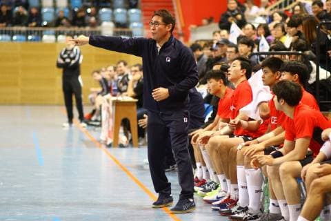 Handball, Herren, Saison 2018 19, Weltmeisterschaft 2019 in Deutschland und Dänemark, Testspiel 1. VfL Potsdam - Korea, Cheftrainer Cho Young Shin (Korea) an der Seitenlinie, 05.01.19, Copyright: xMatthiasxKochx