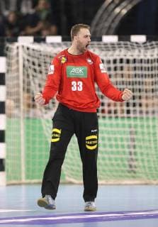Foto : Andreas Wolff ( Nr. 33 , Deutschland ) Handball Länderspiel am So. 06.01.2019 in Kiel Deutschland - Argentinien