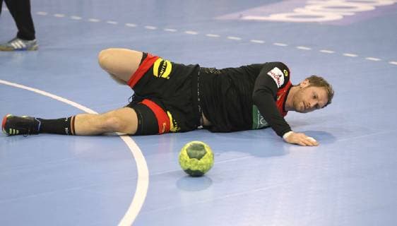 Foto : Steffen Weinhold ( Deutschland ) Handball Länderspiel am So. 06.01.2019 in Kiel Deutschland - Argentinien 28 - 13