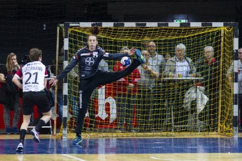 Handball-Bundesliga TSV Bayer 04 Leverkusen vs. Thueringer HC 17:24 Impressionen vom Handball-Bundesliga TSV Bayer 04 Leverkusen vs. Thueringer HC 17:24 am 6. 1. 2018 in Leverkusen, Ostermann-Arena, Deutschland