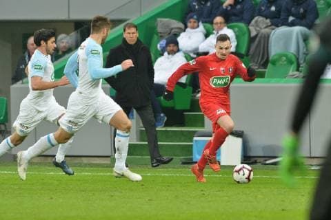 Christopher Desmartin (andrezieux) FOOTBALL : Andrezieux ASF vs Marseille - 32e Coupe de France - 06 01 2019 CorentinNathan Panoramic 