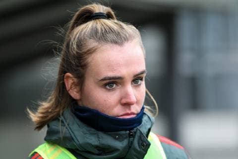Jill Roord ( FC Bayern Muenchen ), Fussball - Allianz Frauen Bundesliga - MSV Duisburg vs. FC Bayern Muenchen, Duisburg , PCC Stadion Homberg, 16.12.2018 , DFB regulations prohibit any use of photographs as image sequences and or quasi-video Duisburg PCC Stadion Homberg NRW Deutschland