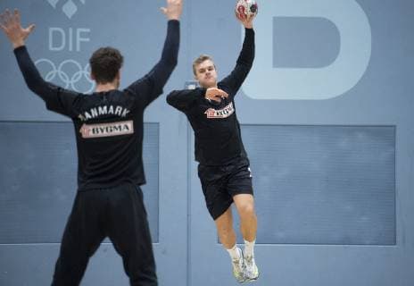 Handball WM, Training Nationalteam Dänemark Johan Hansen under traeningen i Broendby tirsdag den 8 januar 2019.. , Copenhagen Denmark Copyright: Scanpix LiselottexSabroex COP102 spdk20190108-124700-L