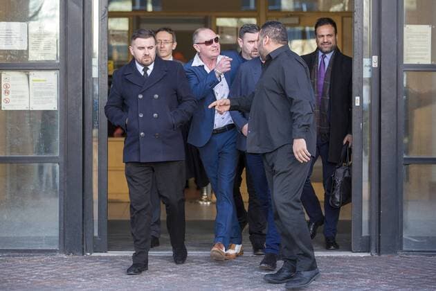 Sport Themen der Woche KW02 Sport Bilder des Tages January 8, 2019 - Middlesbrough, Teesside, UK - Middlesbrough, UK. Former England footballer Paul Gascoigne leavingTeesside Crown Court this morning. The 51 year old is charged with sexually assaulting a woman by kissing on a train. Gascoigne was arrested while travelling from York to Newcastle on August 20th & was later charged with sexual assault by touching. Paul Gascoigne Teesside Crown Court  - ZUMAl94_ 88261717st Copyright: xAndrewxMccarenx