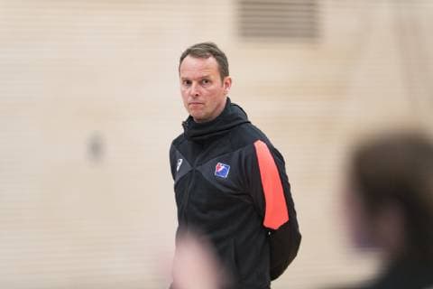 Handball WM Maenner, Training Nationalmannschaft Japan, Elite Schule des Sports, Knorrstr. 151, Muenchen. Trainer: Sigurdson. 08.01.2019 Â