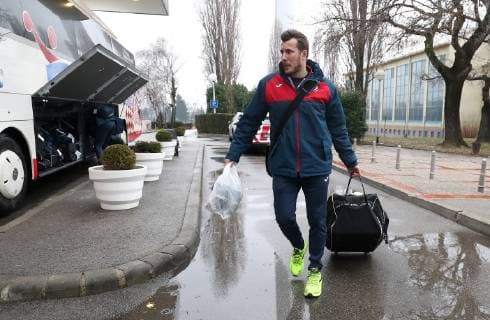 Handball WM, Nationalteam Kroatien Croatian Handball Team 08.01.2019.., Zagreb, Croatia - The arrival of the Croatian Handball Team at the Panorama hotel after preparing for The 2019 IHF World Men™s Handball Championship. The 2019 IHF World Men™s Handball Championship will be held in Denmark and Germany from 10 to 27 January 2019. Manuel Strlek.  IgorxKralj PIXSELL