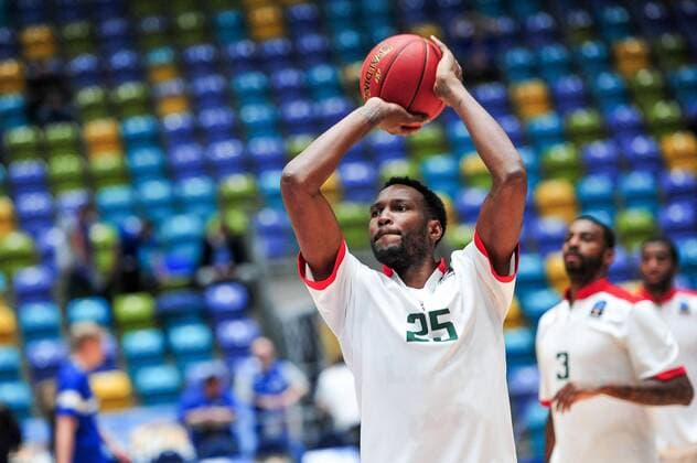 08.01.2019, xkaix, Basketball 7days EuropaCup, Frankfurt Skyliners - Lokomotive Kuban Krasnodar emspor, v.l. JaJuan Johnson (Lokomotiv Kuban Krasnodar) beim Aufwaermen Frankfurt am Main