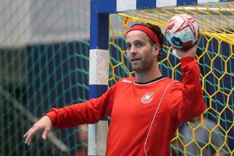 Silvio Heinevetter (Deutschland) beim offenen Training der deutschen Nationalmannschaft vor der Handball WM 2019 der Maenner am 08.01.2019 in der Turnhalle des Sportforums in Berlin Handball - WM 2019 - Vorbereitung - offenes Training der Nationalmannschaft