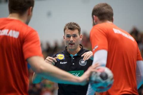 Handball Berlin 08.01.2019 Weltmeisterschaft 2019 Training im Sportforum Hohenschönhausen Christian Prokop (Deutschland, Trainer)