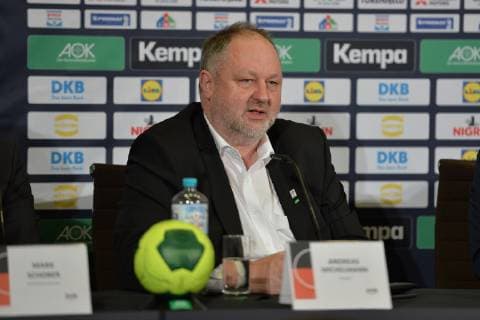 Handball, Herren, Weltmeisterschaft 2019 in Deutschland und Dänemark, DHB-Pressekonferenz, DHB-Präsident Andreas Michelmann, 09.01.19, Copyright: xMichaelxHundtx xMatthiasxKochx