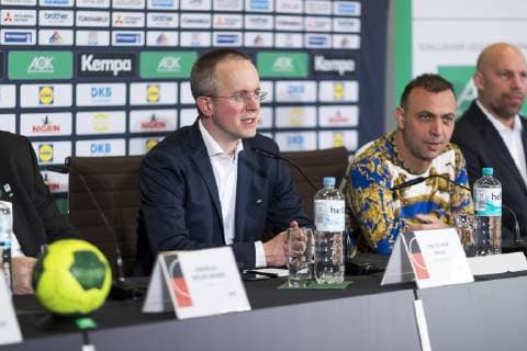 Pressesprecher Tim Oliver Kalle. Medientermin der Deutschen Nationalmannschaft, Handball, IHF Handball Weltmeisterschaft, 09.01.19 Berlin Berlin Germany AOK Bundeszentrale Copyright: xAgentur54Gradx xFelixxKoenigx