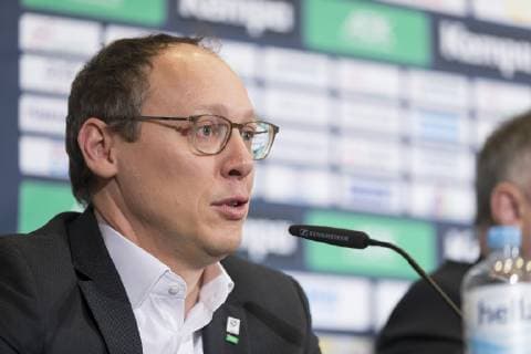 Vorstandsvorsitzender Mark Schober. Medientermin der Deutschen Nationalmannschaft, Handball, IHF Handball Weltmeisterschaft, 09.01.19 Berlin Berlin Germany AOK Bundeszentrale Copyright: xAgentur54Gradx xFelixxKoenigx