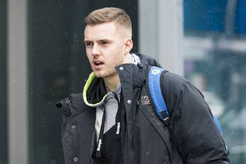 Handball WM GER DEN 19, Ankunft der islaendischen Handball-Nationalmannschaft, Hilton Park-Hotel, Muenchen. 09.01.2019 Â
