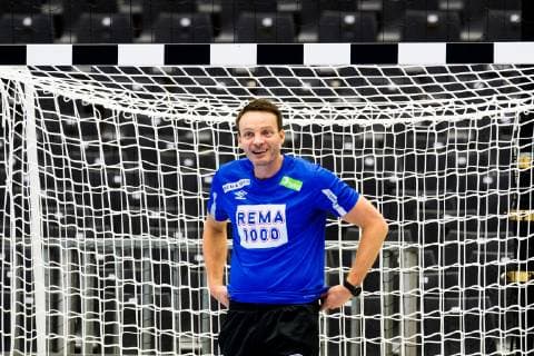190110 Christian Berge, coach of Norway, during a training session on January 10, 2019 in Herning. Photo: Jon Olav Nesvold BILDBYRN kod JE 160390 Copyright: JONxOLAVxNESVOLD BB190110JE006