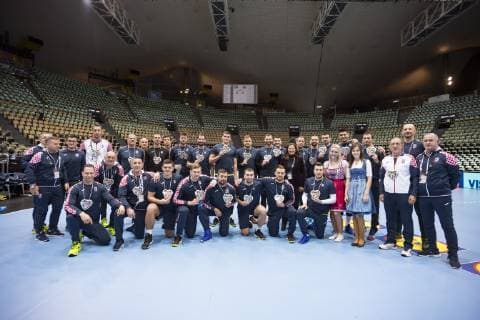 Handball WM GER DEN 19, Training Team Kroatien, Olympiahalle, Muenchen. 09.01.2019 Im Bild: Â