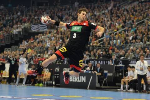Handball, Herren, Weltmeisterschaft 2019 in Deutschland und Dänemark, Eröffnungsspiel, Deutschland - Korea, Uwe Gensheimer (Nr. 3, Deutschland), 10.01.19, Copyright: xMichaelxHundtx xMatthiasxKochx