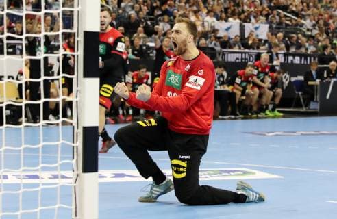 Torwart Andreas Wolff jubeld Einzelbild Freisteller Aktion Handball Weltmeisterschaft WM Herren Saison 2018 2019 10.01.2019 DHB GER Deutschland vs. Korea