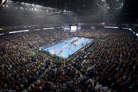 Sport Bilder des Tages Handball Berlin 10.01.2019 Weltmeisterschaft 2019 Weltmeisterschaften der Männer Gruppe A Deutschland (GER) - Korea (KOR) Mercedes Benz Arena Sportstätte ausverkauft