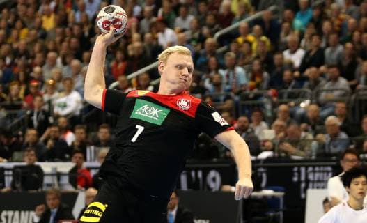Patrick Wiencek (Deutschland) beim Eroeffnungsspiel Korea gegen Deutschland der Handball- WM 2019 der Maenner am 10.01.2019 in der Mercedes-Benz Arena in Berlin Handball - WM 2019 - Gruppe A - Korea vs Deutschland