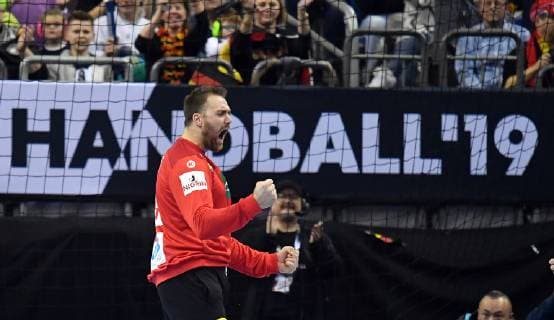 Andreas Wolff (TW Deutschland), jubelt Korea-Deutschland Korea-Germany IHF Handball Weltmeisterschaft 2019, Hanball World Championship WM Weltmeisterschaft 2019, Herren, Männer, Maenner, men, Handball, Deutschland, Germany, Vorrunde, Gruppe A, group A Berlin, 10.1.2019