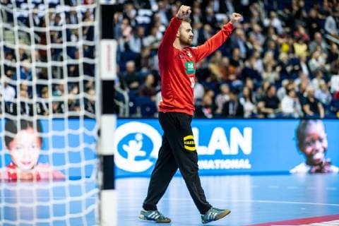 Deutschland vs Korea, Handball Weltmeisterschaft 2019, 10.01.2019 Torwart Andreas Wolff (GER 33) beim Spiel zwischen Deutschland und Korea bei der Handball Weltmeisterschaft in Berlin am 10.01.2019, , Berlin BER Germany Mercedes-Benz-Arena