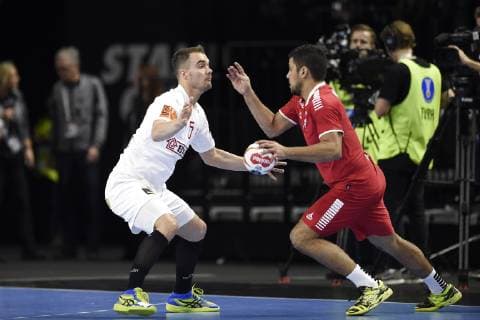 Denmark vs. Chile. World Cup Group C Handball match at Royal Arena in Copenhagen, Denmark, Thursday january 10th. 2019. , Copenhagen Danmark Denmark Copyright: LiselottexSabroex COP101 spdk20190110-203739-L
