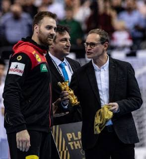 Handball-WM Korea - Deutschland am 10.01.2019 in der Mercedes-Benz Arena in Berlin Man of the Match für Andreas WOLFF ( Deutschland )