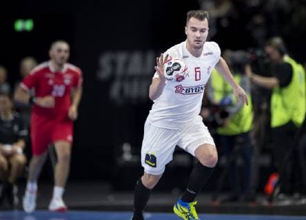 Casper U. Mortensen of Denmark during the men s IHF Handball World Championship WM Weltmeisterschaft match in Group C between Denmark-Chile in Copenhagen , Denmark, on Thursday, Jan. 10, 2019.. , Copenhagen Denmark Copyright: Scanpix LiselottexSabroex COP101 spdk20190110-210008-L