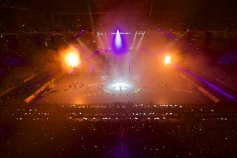 Handball Berlin 10.01.2019 Weltmeisterschaft 2019 Weltmeisterschaften der Männer Gruppe A Deutschland (GER) - Korea (KOR) Eröffnungsfeier Mercedes Benz Arena Sportstätte