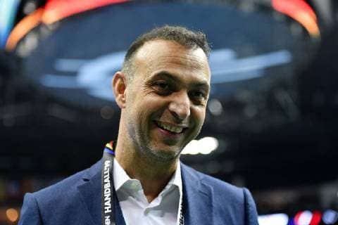 Bob Hanning (Vizepräsident DHB) Korea-Deutschland Korea-Germany IHF Handball Weltmeisterschaft 2019, Hanball World Championship WM Weltmeisterschaft 2019, Herren, Männer, Maenner, men, Handball, Deutschland, Germany, Vorrunde, Gruppe A, group A Berlin, 10.1.2019