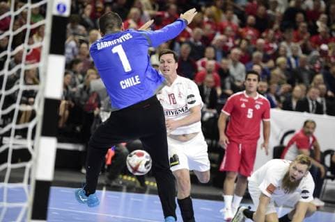 Men s IHF Handball World Championship WM Weltmeisterschaft Group C match between Denmark and Chile in Copenhagen, Denmark, on Thursday, Jan. 10, 2019.. , Copenhagen Copyright: MadsxClausxRasmussenx COP101 spdk20190110-213116-L