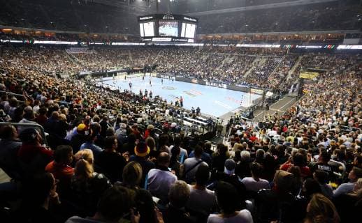 GER, Handball WM 2019, Deutschland vs. Korea 10.01.2019, Mercedes Benz Arena, Berlin, GER, Handball WM 2019, Deutschland vs. Korea, im Bild Hallenuebersicht