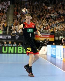 GER, Handball WM 2019, Deutschland vs. Korea 10.01.2019, Mercedes Benz Arena, Berlin, GER, Handball WM 2019, Deutschland vs. Korea, im Bild Finn Lemke (GER 6))