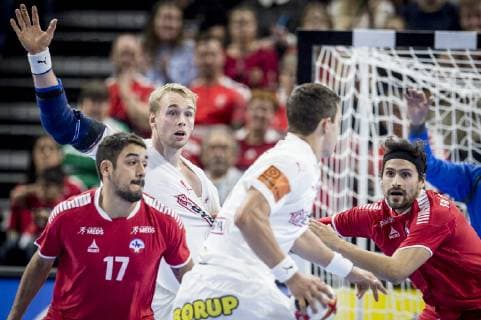 Rene Toft Hansen of Denmark of Denmark during the men s IHF Handball World Championship WM Weltmeisterschaft Group C match against Chile in Copenhagen, Denmark, on Thursday, Jan. 10, 2019.. , Copenhagen Denmark Copyright: RitzauxScanpix MadsxClausxRasmussenx Cop101 spdk20190110-220537-L