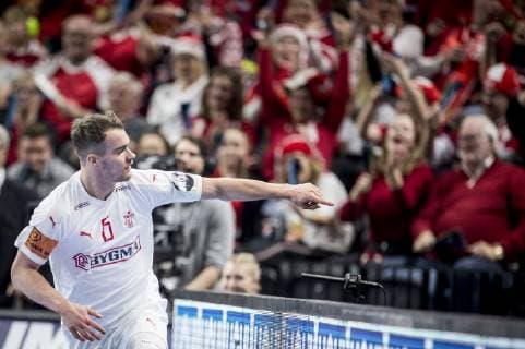 Casper U. Mortensen of Denmark during the men s IHF Handball World Championship WM Weltmeisterschaft Group C match against Chile in Copenhagen, Denmark, on Thursday, Jan. 10, 2019.. , Copenhagen Denmark Copyright: RitzauxScanpix MadsxClausxRasmussenx Cop101 spdk20190110-221213-L