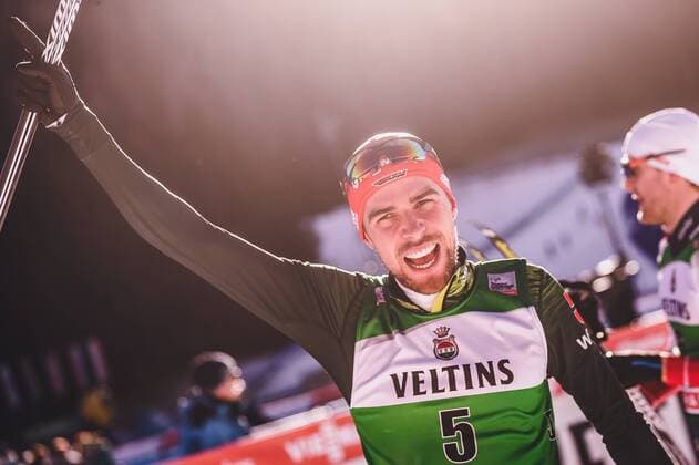 Sport Themen der Woche KW02 Sport Bilder des Tages Nordische Kombination, Johannes Rydzek siegt in Val di Fiemme ITA, FIS Weltcup Nordische Kombination, Val di Fiemme 11.01.2019, Stadio del Salto, Lago di Tesero, ITA, FIS Weltcup Nordische Kombination, Langlauf, im Bild Sieger Johannes Rydzek (GER) Winner Johannes Rydzek of Germany during Cross Country Competition of FIS Nordic Combined World Cup at the Stadio del Salto in Lago di Tesero, Italy on 2019 01 11. Lago di Tesero Alto Adige Italien *** ITA FIS World Cup Nordic Combined Val di Fiemme 11 01 2019 Stadio del Salto Lago di Tesero ITA FIS World Cup Nordic Combined Cross Country ITA FIS Winner Johannes Rydzek GER Winner Johannes Rydzek of Germany during Cross Country Competition of FIS Nordic Combined World Cup at the Stadio del Salto in Lago di Tesero Italy on 2019 01 11 Lago di Tesero Alto Adige Italy Kein Release verfügbar