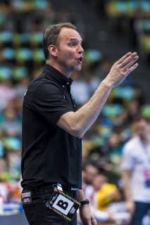 Muenchen, Deutschland 11. Januar 2019: WM 2019 Männer - Gruppe B - Japan vs. Mazedonien Trainer Dagur Sigurdsson (Japan) Muenchen Olympiahalle Bayern Deutschland
