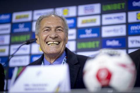 IHF-Praesident Hassan Moustafa. Medientermin der IHF, Handball, IHF Handball Weltmeisterschaft, 10.01.19 Berlin Berlin Germany Mercedes-Benz Arena Copyright: xAgentur54Gradx xFelixxKoenigx