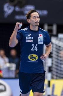 Muenchen, Deutschland 11. Januar 2019: WM 2019 Männer - Gruppe B - Japan vs. Mazedonien Hiroki Shida (Japan) Muenchen Olympiahalle Bayern Deutschland