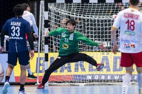 Muenchen, Deutschland 11. Januar 2019: WM 2019 Männer - Gruppe B - Japan vs. Mazedonien Yuki Kubo (Japan) Muenchen Olympiahalle Bayern Deutschland