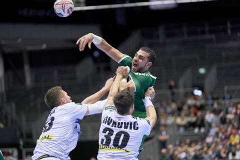 Handball WM, Saudi-Arabien - Österreich Alsalem Mahdi (44) of Saudi Arabia during the men s IHF Handball World Championship WM Weltmeisterschaft Group C match 8 between Saudi Arabia and Austria in Herning Denmark on Friday Jan 11 2019 Herning Denmark, Denmark 