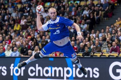 Muenchen, Deutschland 11. Januar 2019: WM 2019 Männer - Gruppe B - Island vs. Kroatien Arnar Arnarsson (Island) Muenchen Olympiahalle Bayern Deutschland