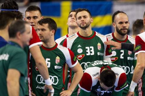 Handball WM, Argentinien - Ungarn 190111 Gabor Ancsin of Hungary looks dejected after the IHF World Handball Championship match between Argentina and Hungary on January 11, 2019 in Köpenhamn. Photo: Ludvig Thunman BILDBYRN kod LT 35573 Copyright: LUDVIGxTHUNMAN BB190111LT014