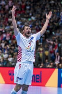 Muenchen, Deutschland 11. Januar 2019: WM 2019 Männer - Gruppe B - Island vs. Kroatien Domagoj Duvnjak (Kroatien THW Kiel) Muenchen Olympiahalle Bayern Deutschland