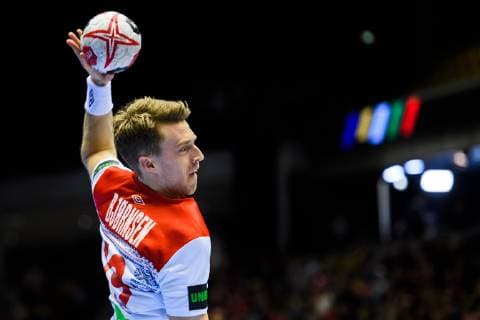 Handball WM, Tunesien - Norwegen 190111 Kristian Bj¿rnsen of Norway during the 2019 IHF World Championship WM Weltmeisterschaft match between Tunisia and Norway on January 11, 2019 in Herning. Photo: Jon Olav Nesvold BILDBYRN kod JE 160394 Copyright: JONxOLAVxNESVOLD BB190111JE109